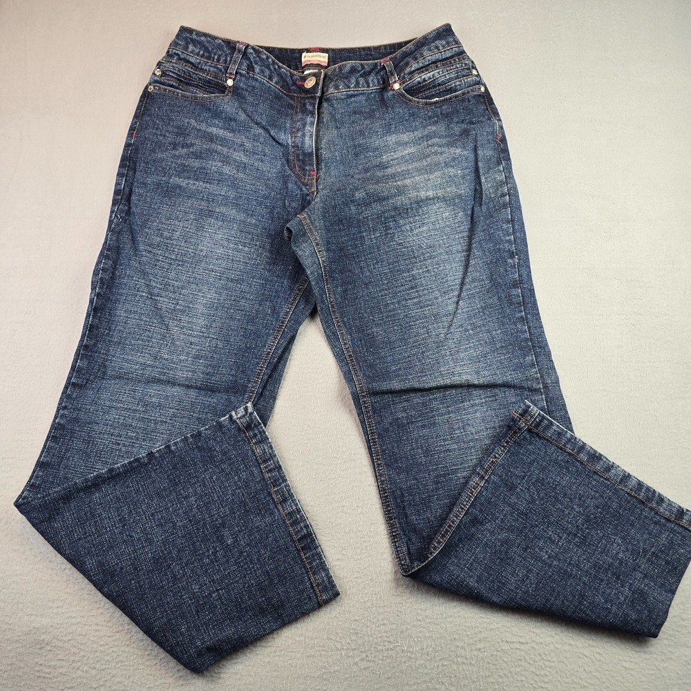 No Boundaries Stretch Bootcut Jeans Size 17 Medium Blue Wash Denim Pants